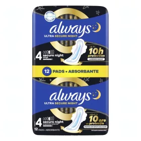   Egészségügyi betét ALWAYS Sensitive ultra extra night duo 12 darabos