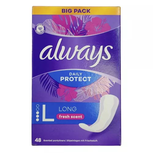 Tisztasági betét ALWAYS Long fresh 48 darabos