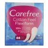 Tisztasági betét CAREFEE Cotton flexiform fresh 56 darabos