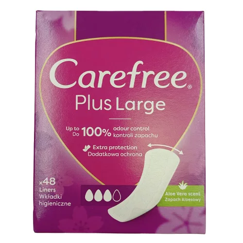 Tisztasági betét CAREFEE Large aloe 48 darabos