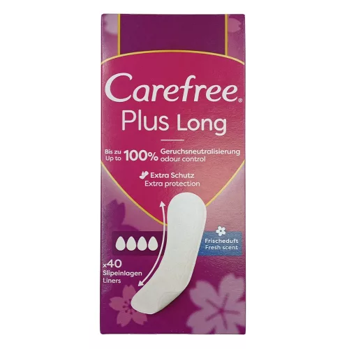 Tisztasági betét CAREFEE Plus Long fresh 40 darabos