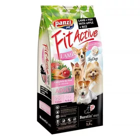   Állateledel száraz PANZI FitActive Hypoallergén kistestű felnőtt kutyáknak báránnyal, hallal, almával és rizzsel 1,5 kg