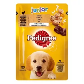   Állateledel alutasakos PEDIGREE Junior kutyáknak csirke-rizs 100 g