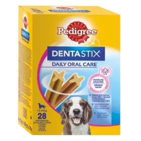   Állateledel jutalomfalat PEDIGREE Denta Stix Daily Oral Care közepes testű kutyáknak 28 darab/doboz