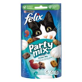   Állateledel jutalomfalat FELIX Party Mix Ocean Mix macskáknak 60 g