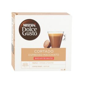   Kávékapszula NESCAFE Dolce Gusto Cortado koffeinmentes 16 kapszula/doboz