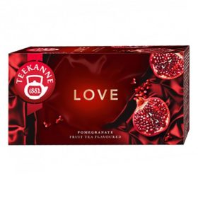   Gyümölcstea TEEKANNE World of Fruits LOVE gránátalma és őszibarack 20 filter/doboz