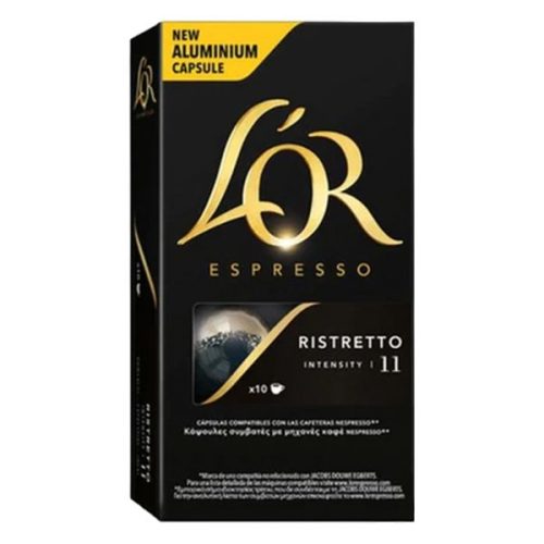 Kávékapszula L'OR Ristretto Nespresso kompatibilis 10 kapszula/doboz