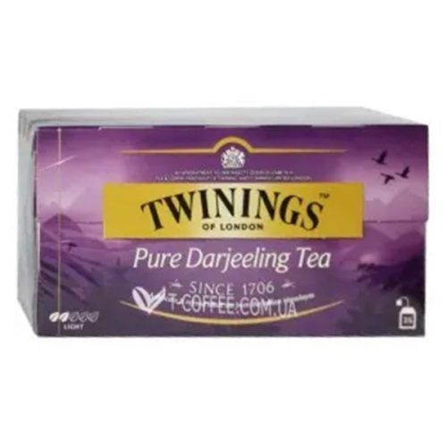 Fekete tea TWININGS Darjeeling 25 filter/doboz