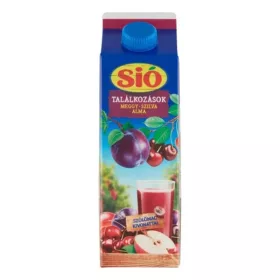 Gyümölcslé SIÓ Rostos Meggy-Szilva-Alma 12% 1L