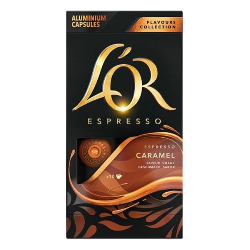 Kávékapszula L'OR Caramell Nespresso kompatibilis 10 kapszula/doboz