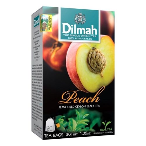 Fekete tea DILMAH Barack 20 filter/doboz
