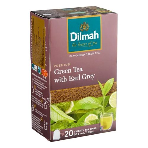 Zöld tea DILMAH Earl Grey 20 filter/doboz