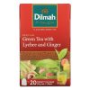 Zöld tea DILMAH Lychee & Ginger 20 filter/doboz