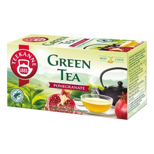 Zöld tea TEEKANNE Gránátalma 12 filter/doboz
