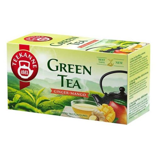 Zöld tea TEEKANNE Gyömbér-Mangó 12 filter/doboz