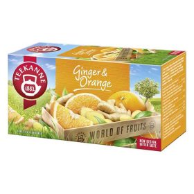   Gyümölcstea TEEKANNE World of Fruit gyömbér-narancs 12 filter/doboz