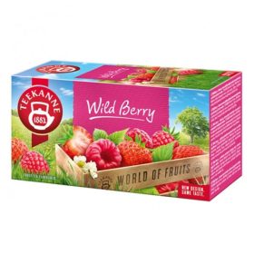   Gyümölcstea TEEKANNE World of Fruits eper és málna 20 filter/doboz