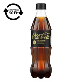   Üdítőital szénsavas COCA-COLA Zero koffeinmentes 0,5L DRS