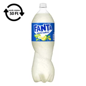 Üdítőital szénsavas FANTA Bodza-Citrom Zero 1,75L DRS