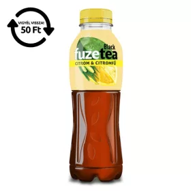   Üdítőital szénsavmentes FUZETEA Citrom-Citromfű 0,5L DRS