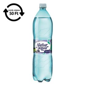   Ásványvíz szénsavas NATURAQUA Emotion Szeder-Lime Zero 1,5 L DRS
