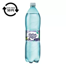   Ásványvíz szénsavas NATURAQUA Emotion Szeder-Lime Zero 1,5 L DRS