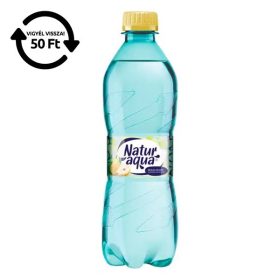   Ásványvíz szénsavas NATURAQUA Emotion Körte-Citromfű 0,5L DRS