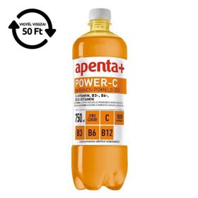   Ásványvíz szénsavmentes APENTA+ Power-C narancs-pomelo ízű 0,75L DRS