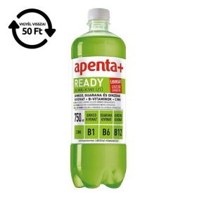   Ásványvíz szénsavmentes APENTA+ Ready alma-kivi ízű 0,75L DRS