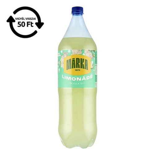 Üdítőital szénsavas MÁRKA Limonádé bodza-lime 2L DRS