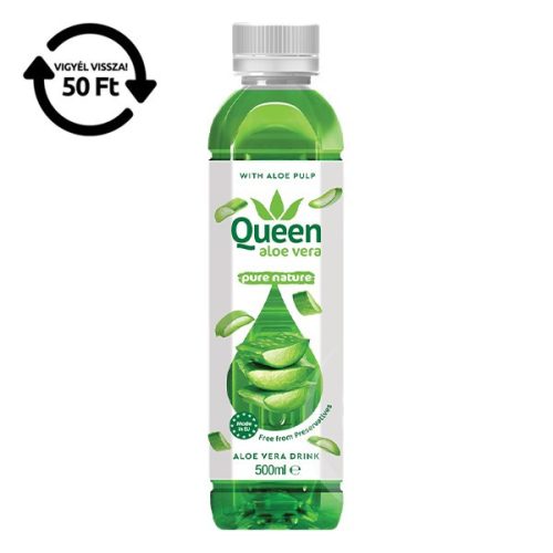 Üdítőital szénsavmentes QUEEN Aloe Vera Klasszikus 0,5L DRS