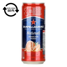   Üdítőital szénsavas SAN PELLEGRINO Aranciata Rossa vérnarancs 0,33L DRS