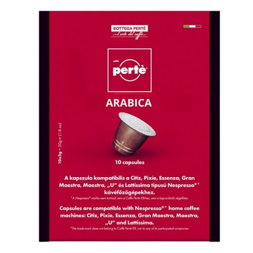 Kávékapszula CAFFÉ PERTÉ Ricco 10 darab/doboz