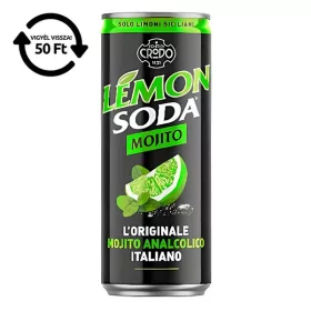 Üdítőital szénsavas LEMON SODA Mojito 0,33 L DRS