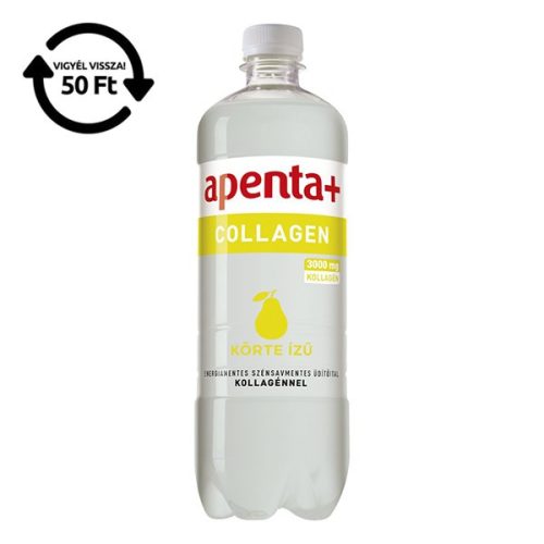 Ásványvíz szénsavmentes APENTA+ Collagen körte ízű 0,75L DRS