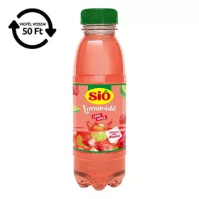 Gyümölcslé SIÓ Limonádé Lime-eper 0,4L DRS