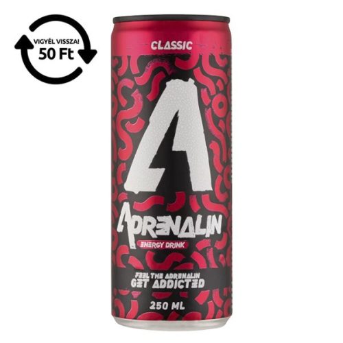 Energiaital ADRENALIN Classic 0,25L DRS