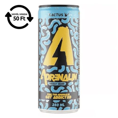 Energiaital ADRENALIN Kaktusz 0,25L DRS
