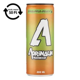 Energiaital ADRENALIN Ananász-őszibarack 0,25L DRS