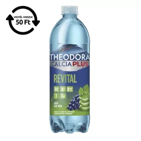   Ásványvíz szénsavas THEODORA Calcia Plus Revital szőlő-aloe vera 0,7 L DRS