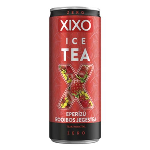 Üdítőital szénsavmentes XIXO Ice tea eper-rooibos zero 0,25L DRS