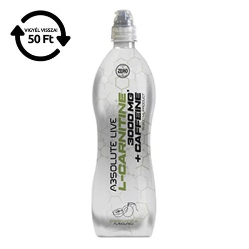 Sportital ABSOLUTE LIVE L Karnitin zöldalma 900 ml DRS
