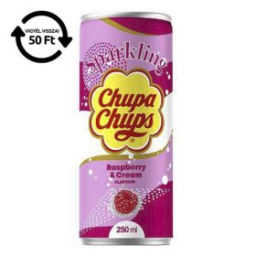Üdítőital szénsavas CHUPA CHUPS Málnakrém 250 ml