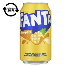 Üdítőital szénsavas FANTA Pineapple 355 ml DRS