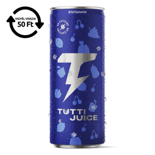 Üdítőital szénsavas TUTTI JUICE tutti frutti original 250 ml DRS