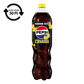 Üdítőital szénsavas PEPSI Zero Lemon 1,5L DRS