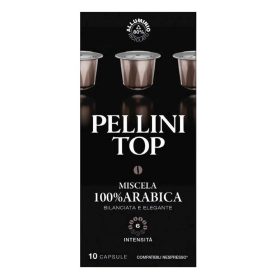 Kávékapszula PELLINI Top Nespresso Alu (10 x 5,5 gr) 55 g