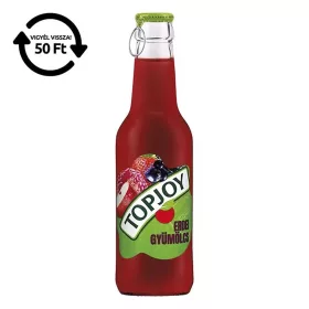   Üdítőital szénsavmentes TOPJOY erdei gyümölcs üveges 0,25L DRS