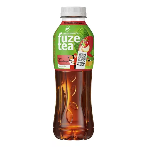 Üdítőital szénsavmentes FUZETEA Eper-Sárgadinnye 0,5L DRS